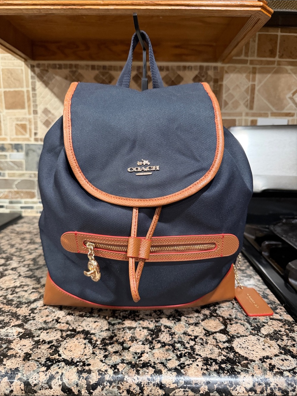 Coach Bags | Coach Navy Sawyer Backpack |